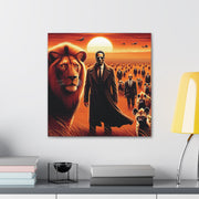 Leadership Unleashed: The Vanguard and the King - Artistic Canvas Print