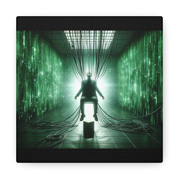 Cyber Ascension: Digital Dawn" Canvas Gallery Wraps