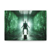 Cyber Ascension: Digital Dawn" Canvas Gallery Wraps