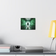 Cyber Ascension: Digital Dawn" Canvas Gallery Wraps