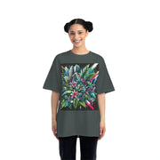 Urban Jungle Fusion: Graffiti & Nature Unisex Tee