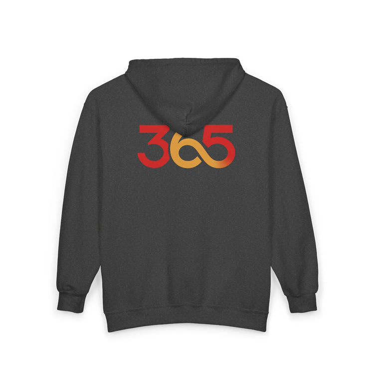 FBA Economy: 365 Strong Zip-Up Hoodie — Circulate the Power, Build the Legacy