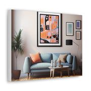 Abstract Art and Couch Canvas Gallery Wraps