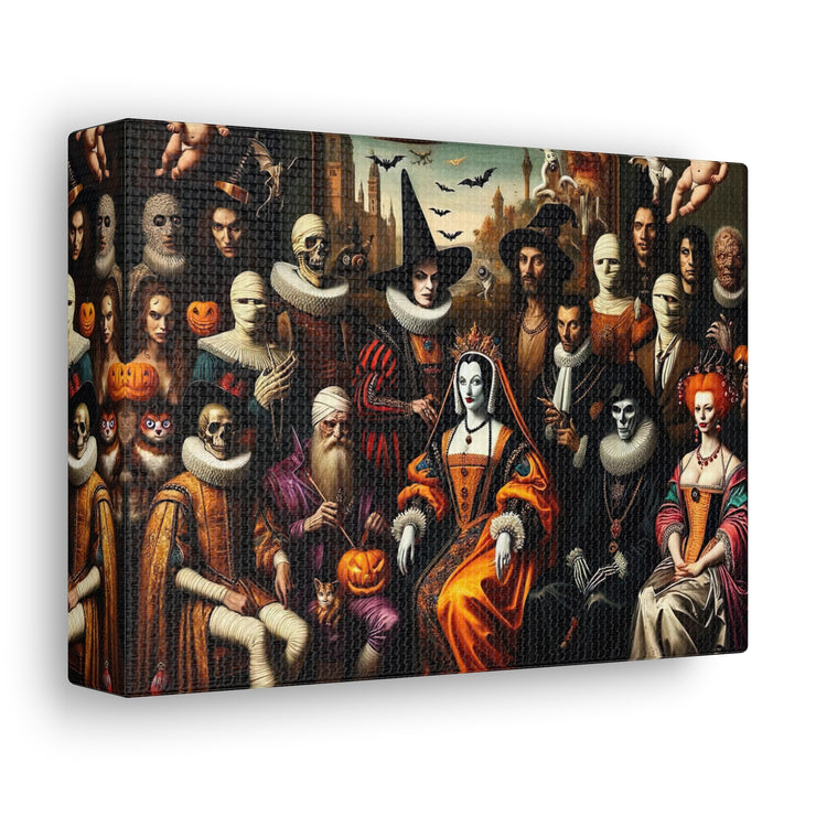 Masquerade of Shadows: An All Hallows' Eve Court Canvas Gallery Wraps