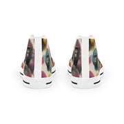 Mystic Primate: Abstract Gorilla High-Top Sneakers