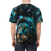 Aurora Lion Unisex Cut & Sew Tee (AOP)