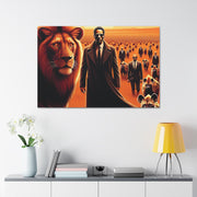 Leadership Unleashed: The Vanguard and the King - Artistic Canvas Print