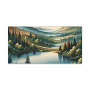 Tranquil Vista" - Detailed Landscape Art