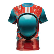 Cerulean Pulse: The Orbital Perspective All-Over Print Tee