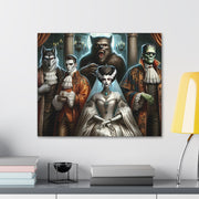 Gothic Gathering: An Enigmatic Court Canvas Gallery Wraps