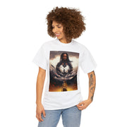 Afro Futuristic Man Unisex Heavy Cotton Tee