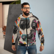 Urban Jungle Splash Gorilla Hoodie