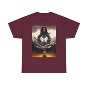 Afro Futuristic Man Unisex Heavy Cotton Tee