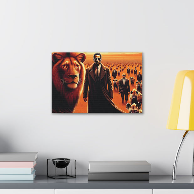 Leadership Unleashed: The Vanguard and the King - Artistic Canvas Print