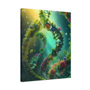 DNA in all Living Things Matte Canvas, Stretched, 1.25"