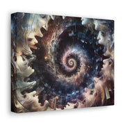 Hypnotic Whirlpool, Fragmented Portraits Canvas Gallery Wraps