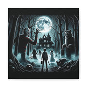 Scariest Movie Mashup Digital Art Canvas Gallery Wraps