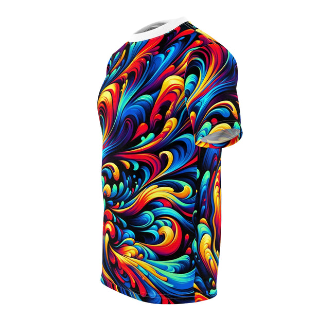 Color Fusion Spectacle - Abstract Art T-Shirt AOP