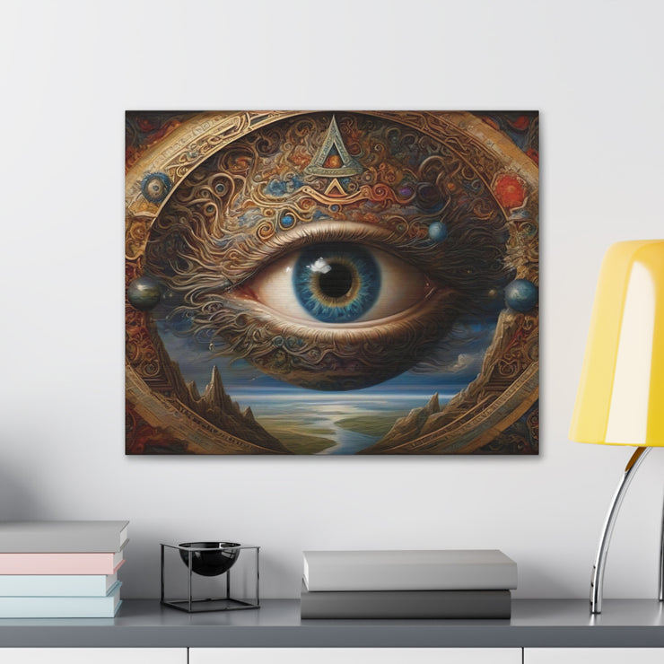 Omniscient Orb: The Cosmic Eye Tapestry