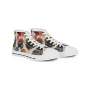 Mystic Primate: Abstract Gorilla High-Top Sneakers