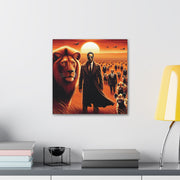 Leadership Unleashed: The Vanguard and the King - Artistic Canvas Print