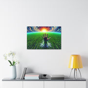 Binary Horizon Canvas Gallery Wraps