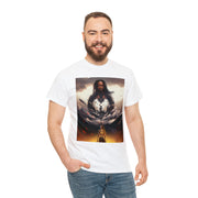 Afro Futuristic Man Unisex Heavy Cotton Tee