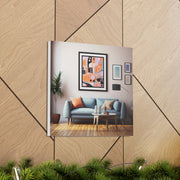 Abstract Art and Couch Canvas Gallery Wraps