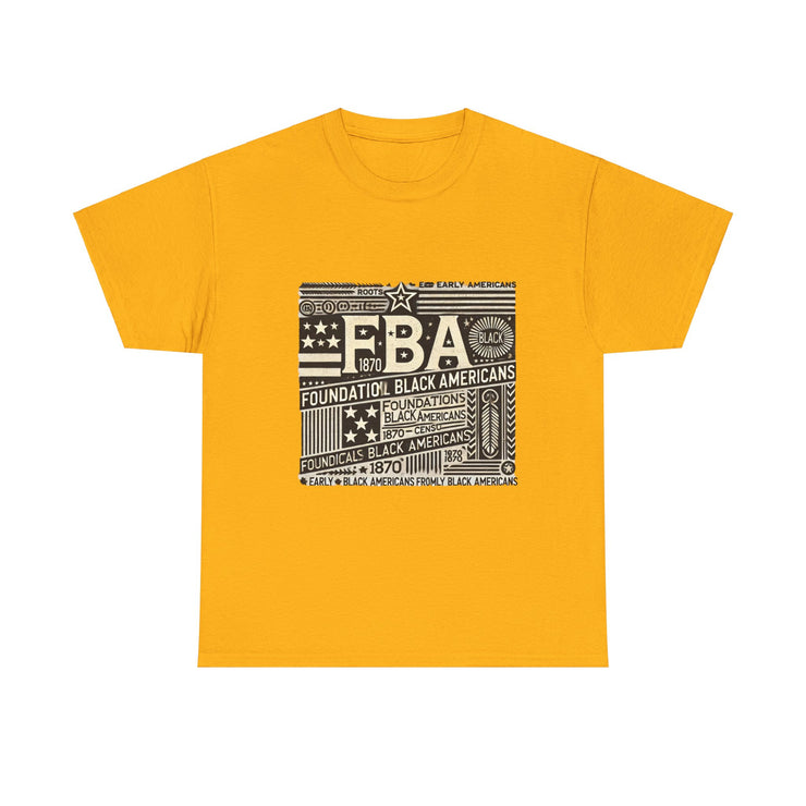 "Foundational Black Americans Heritage Tee – Bold Statement Design