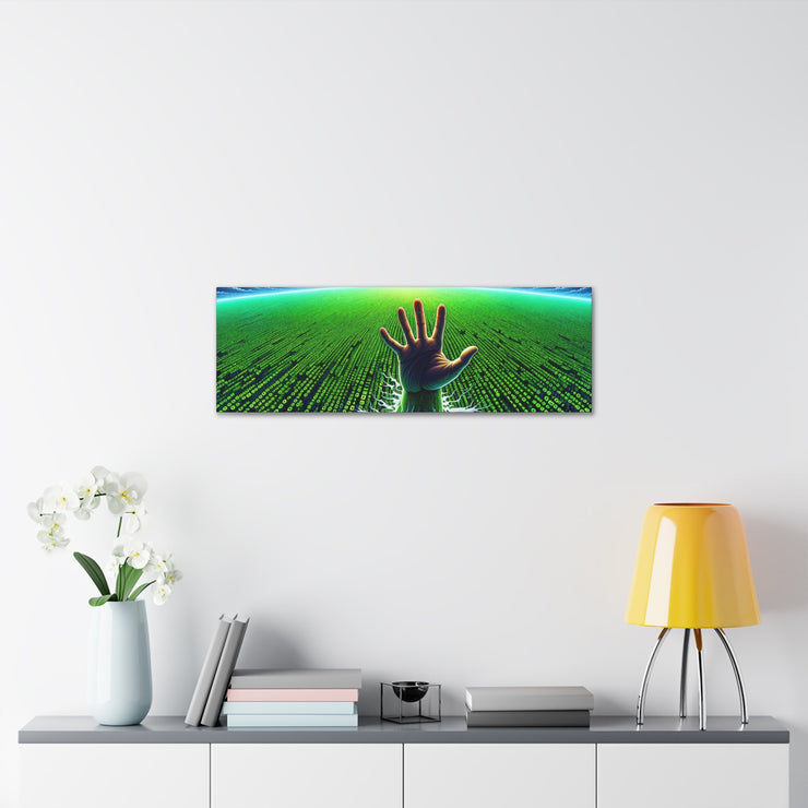 Binary Horizon Canvas Gallery Wraps