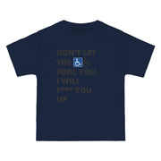 Bold Confidence Tee – Handicap Sign Urban Statement Shirt