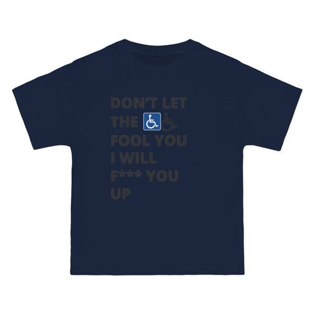 Bold Confidence Tee – Handicap Sign Urban Statement Shirt