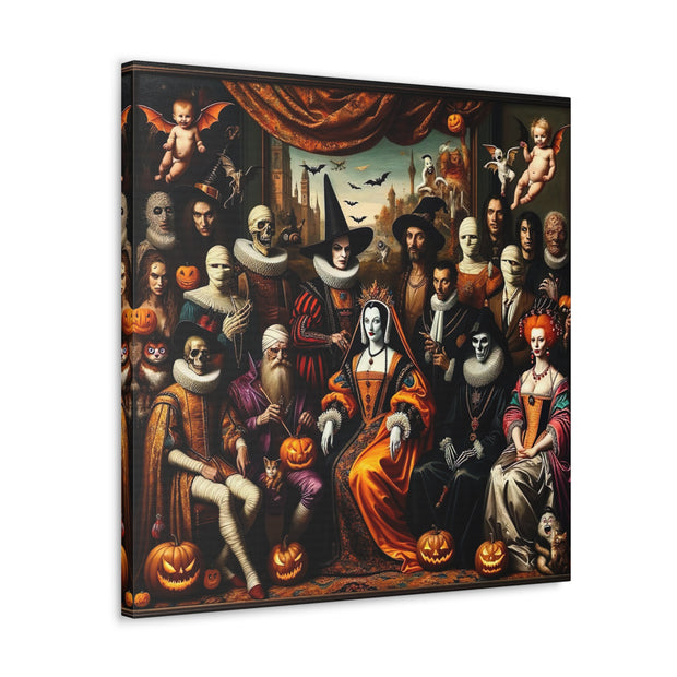 Masquerade of Shadows: An All Hallows' Eve Court Canvas Gallery Wraps