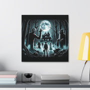 Scariest Movie Mashup Digital Art Canvas Gallery Wraps