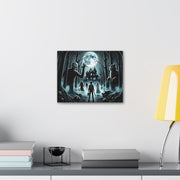 Scariest Movie Mashup Digital Art Canvas Gallery Wraps