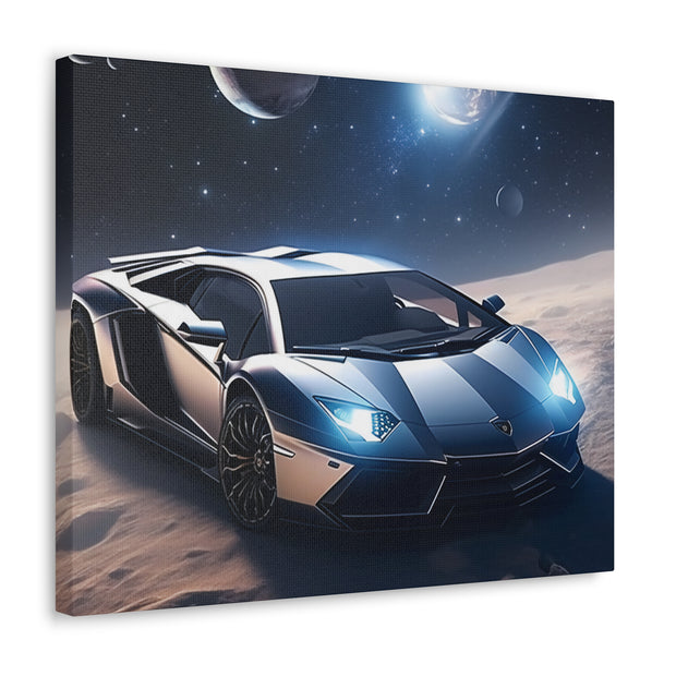 Lamborghini in Space Canvas Gallery Wraps