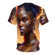 Afrofuturistic Princess Unisex Cut & Sew Tee (AOP)