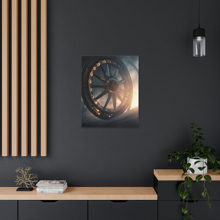 Wheel in sky Canvas Gallery Wraps