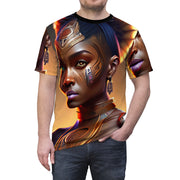 Afrofuturistic Princess Unisex Cut & Sew Tee (AOP)