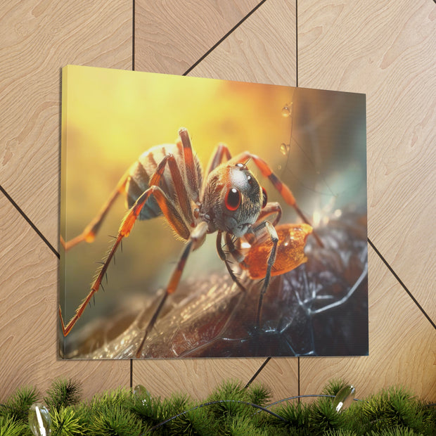 Ant in close up Canvas Gallery Wraps