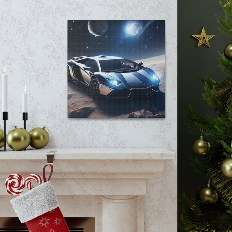 Lamborghini in Space Canvas Gallery Wraps