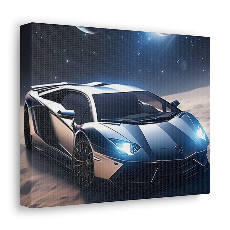 Lamborghini in Space Canvas Gallery Wraps