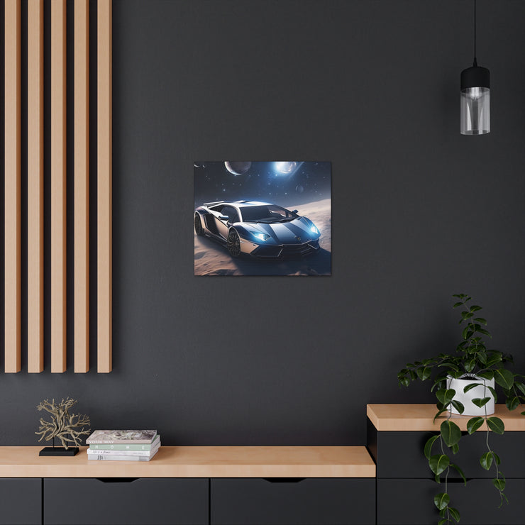 Lamborghini in Space Canvas Gallery Wraps