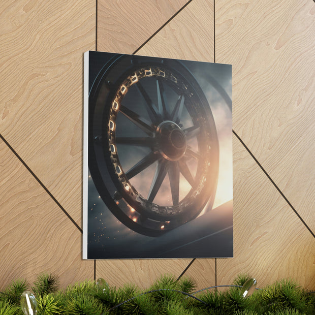 Wheel in sky Canvas Gallery Wraps