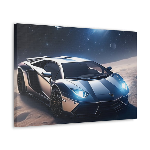 Lamborghini in Space Canvas Gallery Wraps