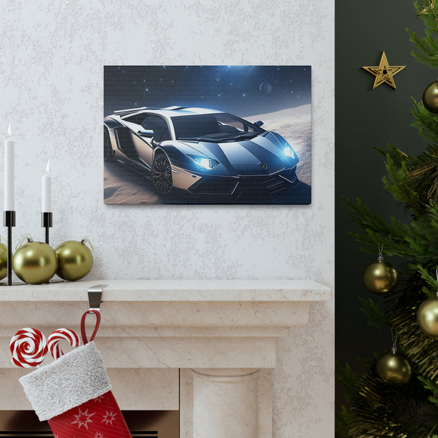 Lamborghini in Space Canvas Gallery Wraps