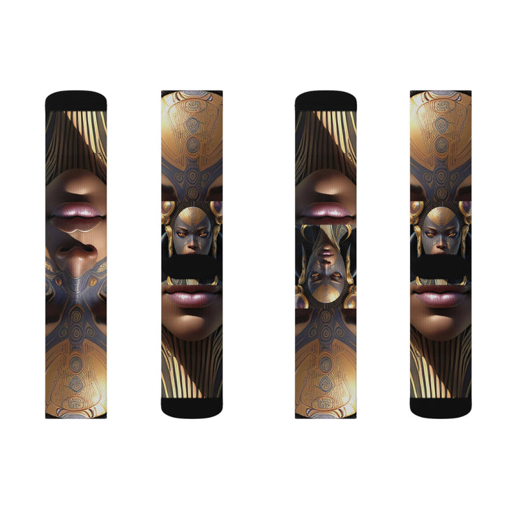 Afro futurism #2 Sublimation Socks