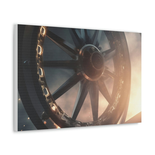 Wheel in sky Canvas Gallery Wraps