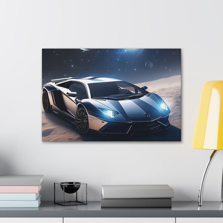 Lamborghini in Space Canvas Gallery Wraps