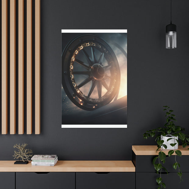 Wheel in sky Canvas Gallery Wraps